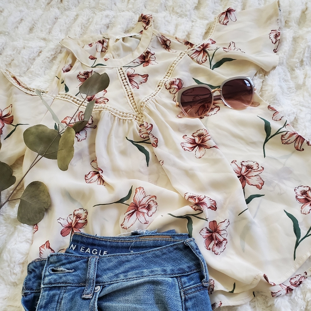 Open Shoulder Blouse